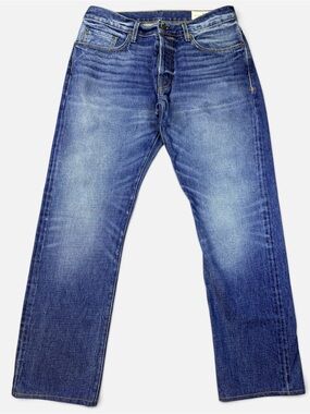 Imogene + Willie Barton Men’s 34 Blue Slim Jeans Button Fly